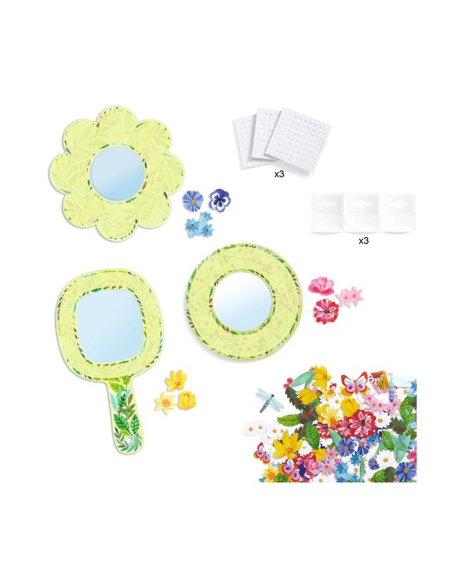 PRETTY FLOWERS SPECCHI DIY -DJECO - immagine 2