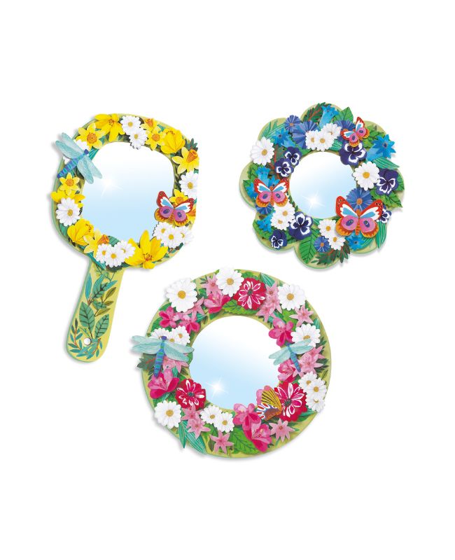 PRETTY FLOWERS SPECCHI DIY -DJECO - immagine 3